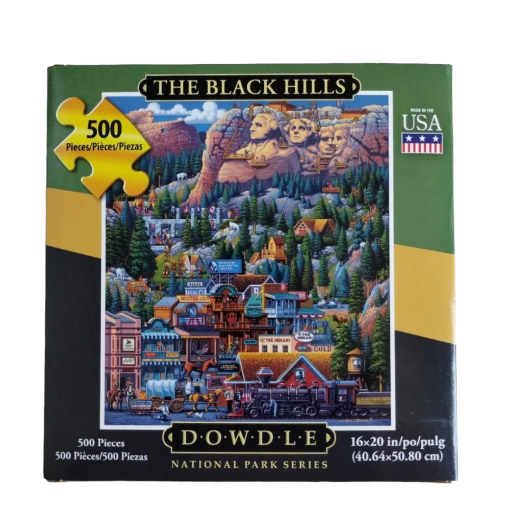DOWDLE Puzzle The Black Hills 500 Pieces National Parks Series Game